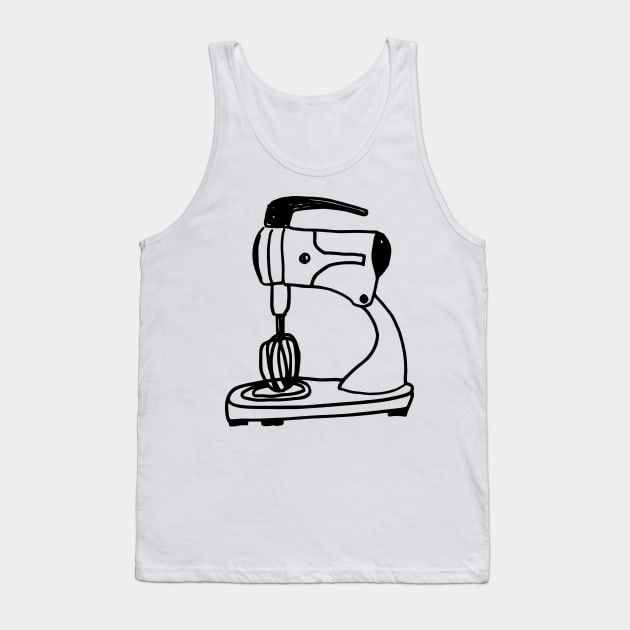 Retro Stand Mixer Tank Top by SWON Design